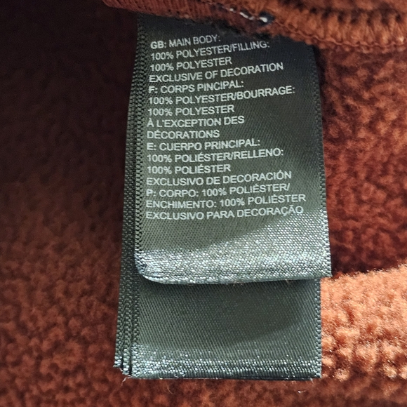 The North Face Carbondale 1/4 Snap Pullover Fleece Hoodie Mens Small Jacket TNF - Picture 9 of 10